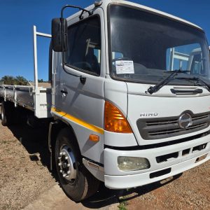 2009 HINO 500 15-257 SERIES LONG WHEEL DROPSIDE TRUCK
