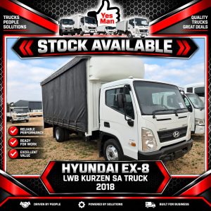 2018 HYUNDAI EX-8 LWB CURTAIN SIDE TRUCK